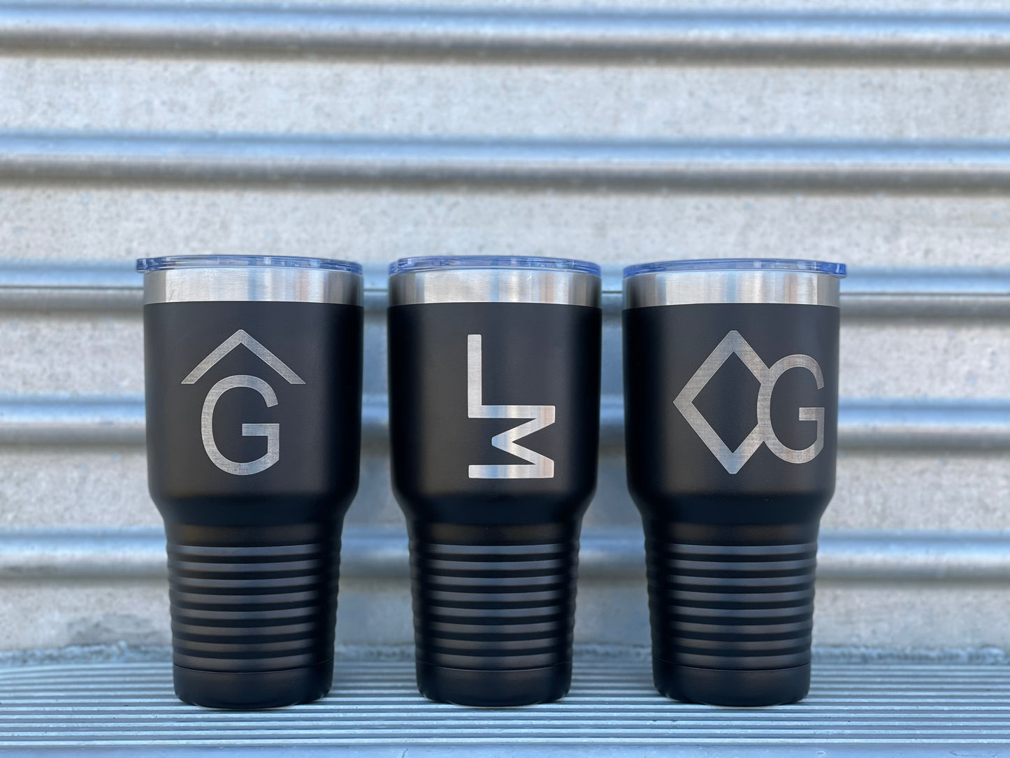 Black 30 oz. Tumbler with Brand or Logo