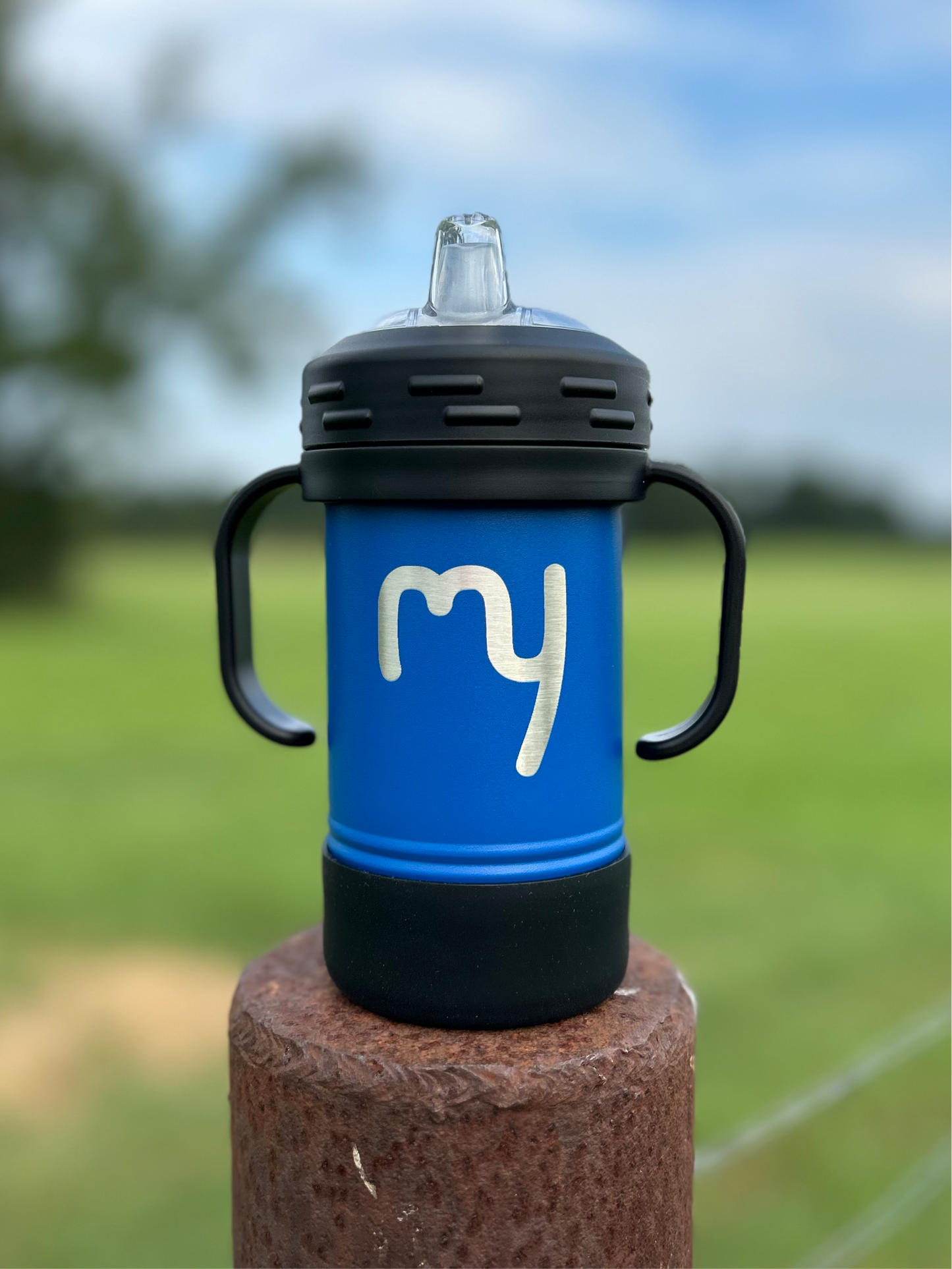 Royal Blue 10 oz. Sippy Cup with Brand or Logo