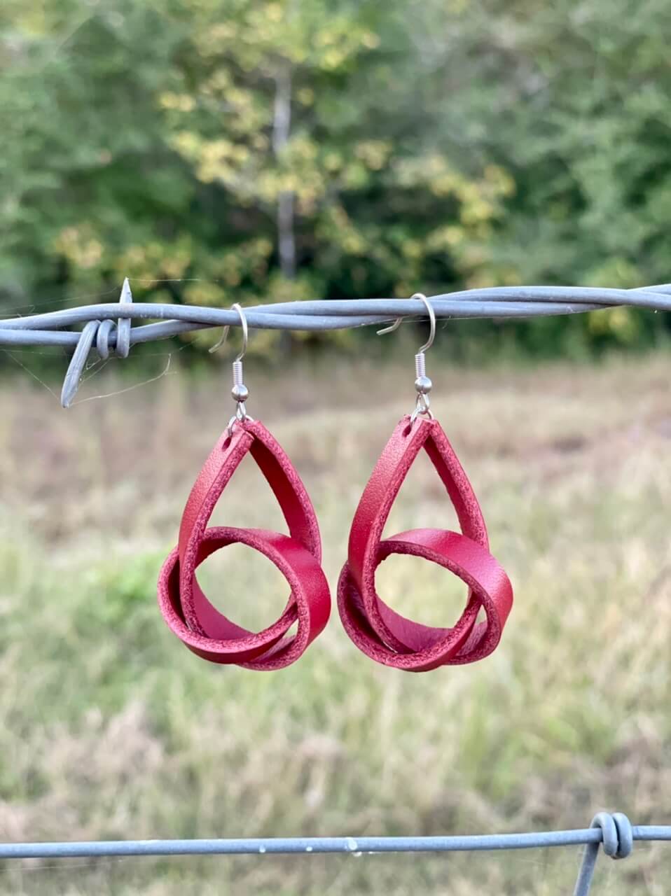 Red Leather Knots