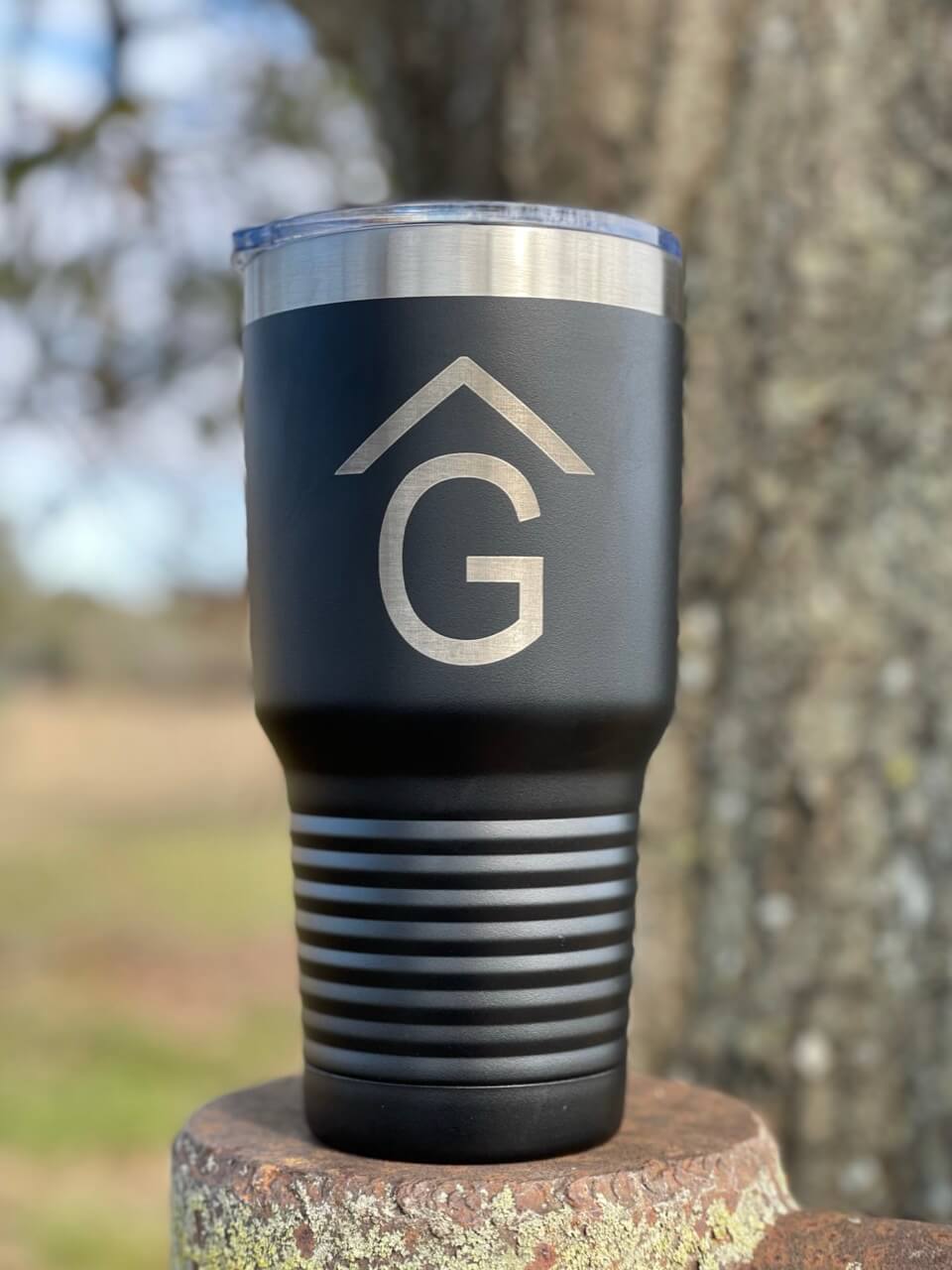 Black 30 oz. Tumbler with Brand or Logo