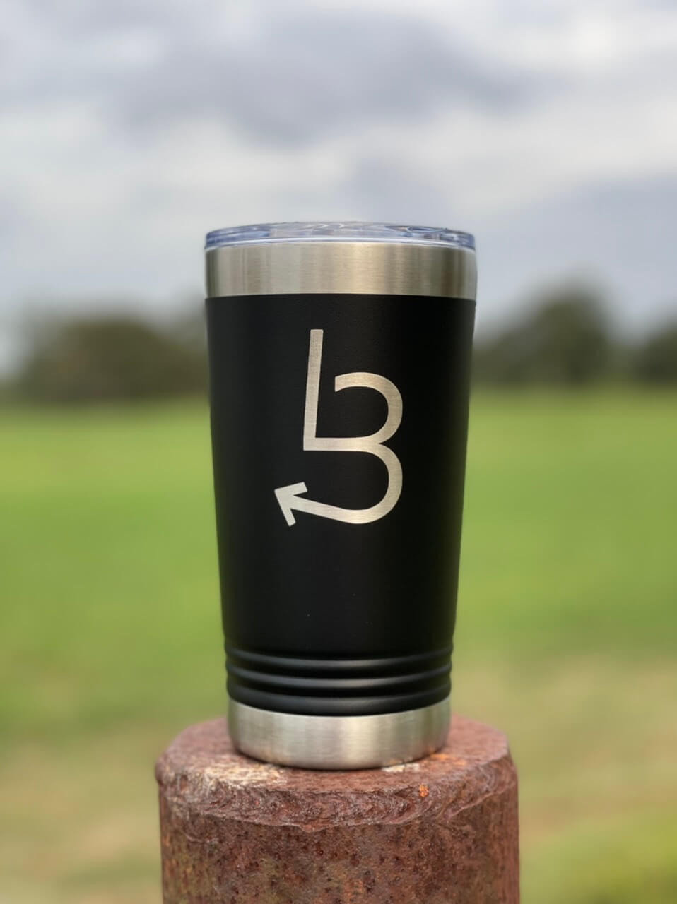 Black 16 oz. Tumbler with Brand or Logo