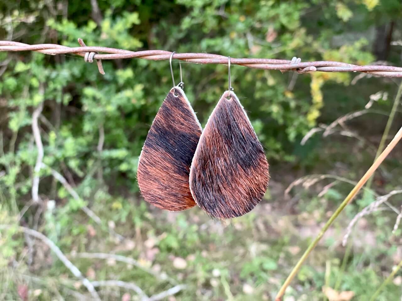 Copper Brindle Tear Drop