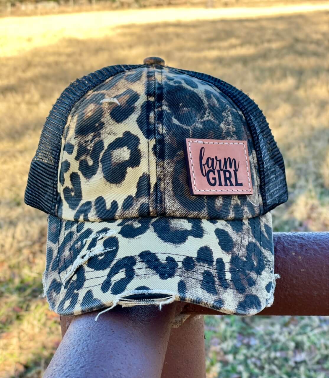 Women's CC Criss-Cross Back Hat with Side Patch (Multiple Color Options)