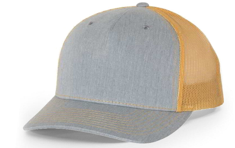 Trucker Hat with Rectangular Center Patch (Multiple Color Options)