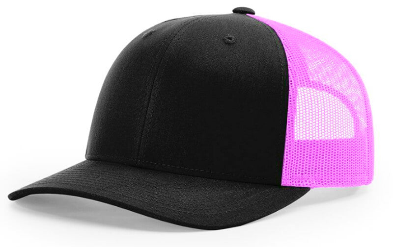 Trucker Hat with Rectangular Center Patch (Multiple Color Options)