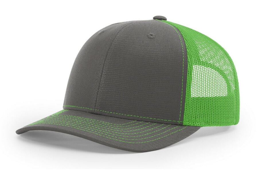 Trucker Hat with Rectangular Center Patch (Multiple Color Options)