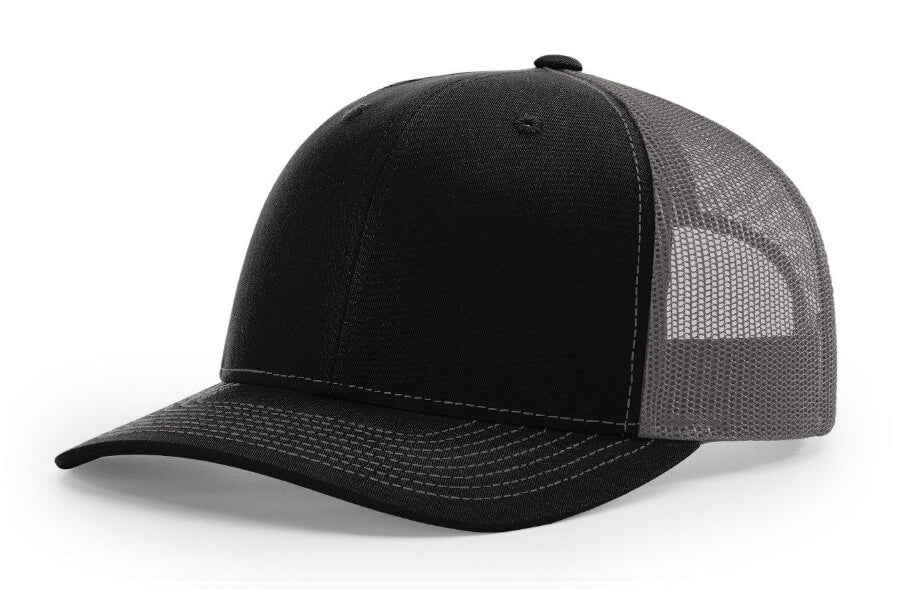 Trucker Hat with Rectangular Center Patch (Multiple Color Options)