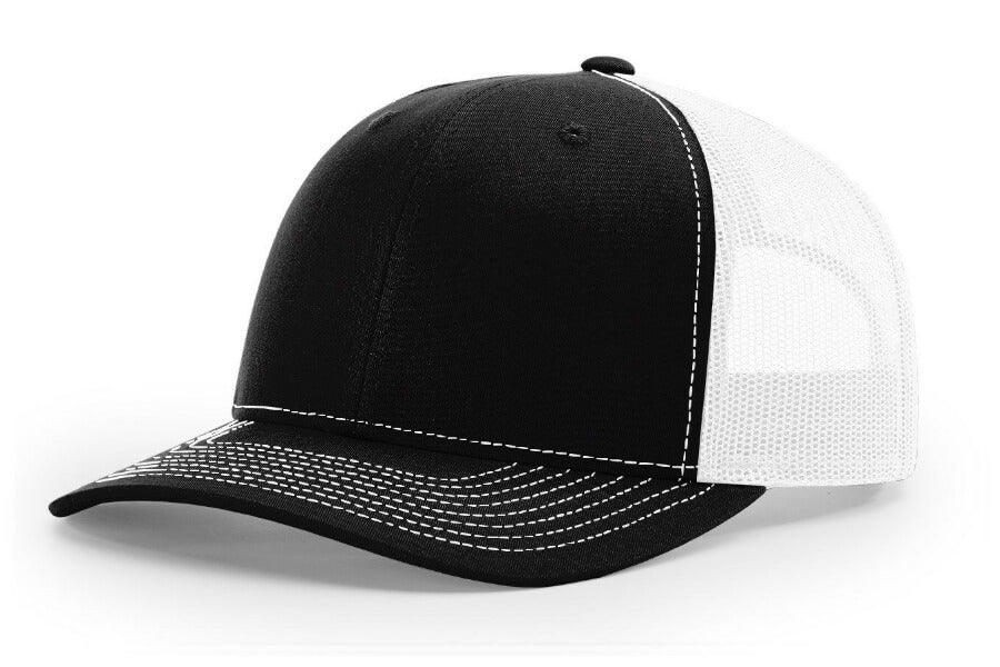 Trucker Hat with Rectangular Center Patch (Multiple Color Options)