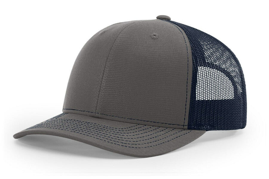 Trucker Hat with Rectangular Center Patch (Multiple Color Options)