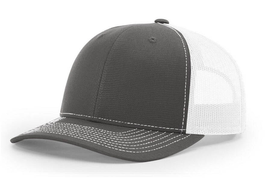 Trucker Hat with Rectangular Center Patch (Multiple Color Options)