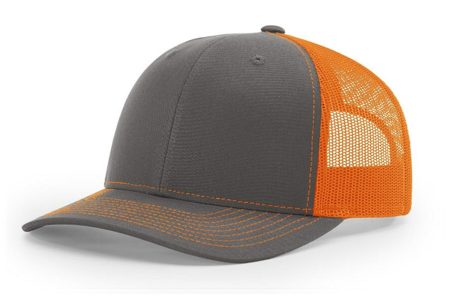 Trucker Hat with Rectangular Center Patch (Multiple Color Options)