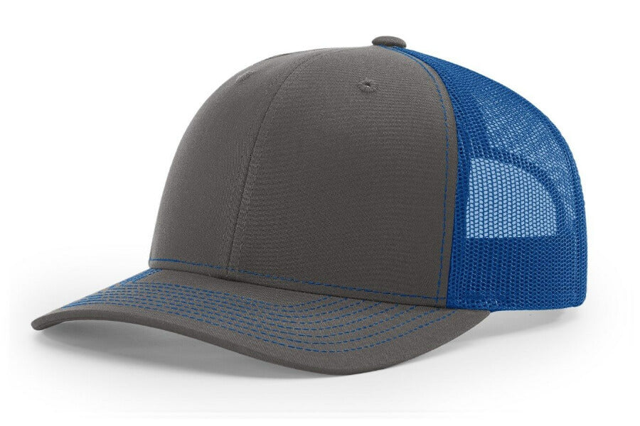 Trucker Hat with Rectangular Center Patch (Multiple Color Options)