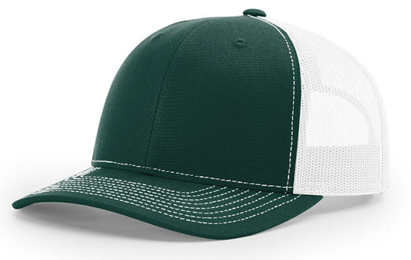 Trucker Hat with Rectangular Center Patch (Multiple Color Options)