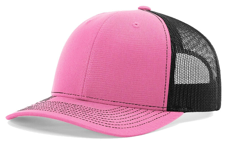 Trucker Hat with Rectangular Center Patch (Multiple Color Options)