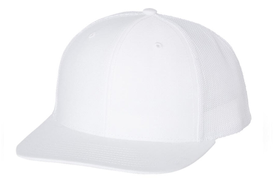 Trucker Hat with Rectangular Center Patch (Multiple Color Options)