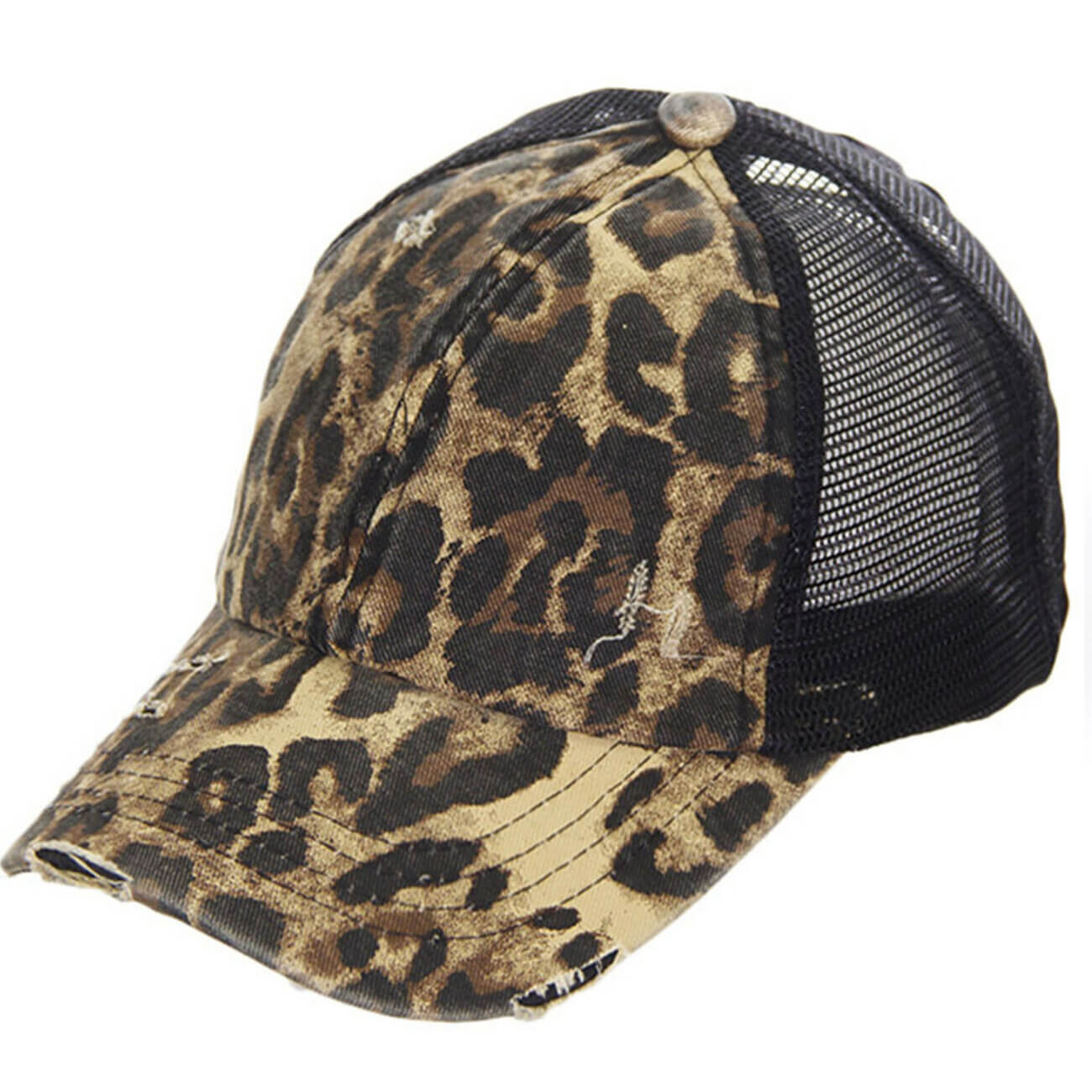 Women's CC Criss-Cross Back Hat with Side Patch (Multiple Color Options)