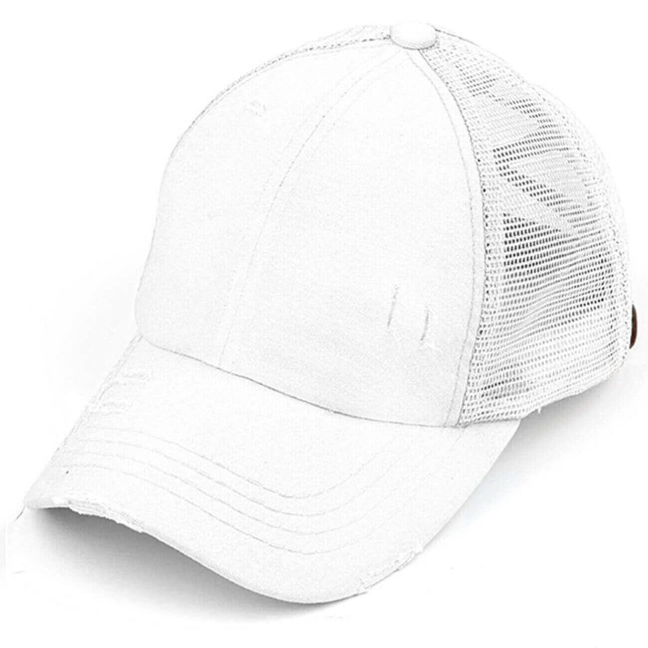 Women's CC Criss-Cross Back Hat with Side Patch (Multiple Color Options)