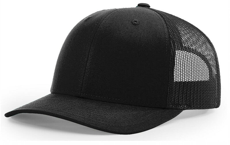 Trucker Hat with Rounded Center Patch (Multiple Color Options)