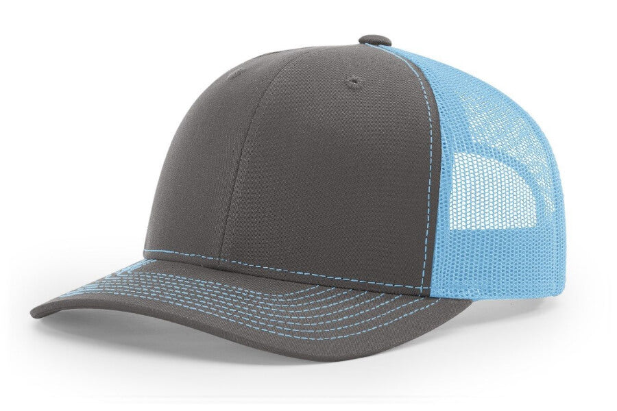 Trucker Hat with Rectangular Center Patch (Multiple Color Options)