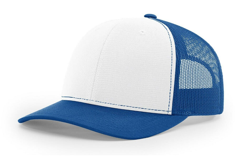 Trucker Hat with Rectangular Center Patch (Multiple Color Options)